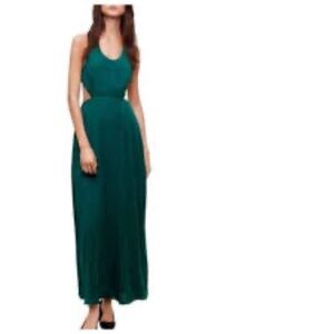Aritzia Talula Peekaboo Green Maxi Dress XS